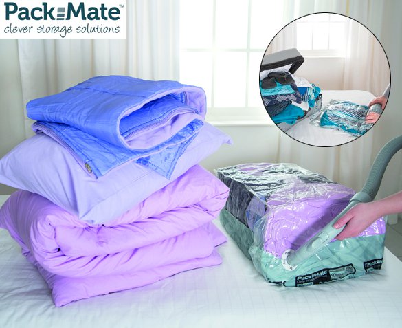 Groupdeal - 8-Pack Packmate Vacuüm Opbergzakken Groupdeal - 8-Pack Packmate Vacuüm Opbergzakken