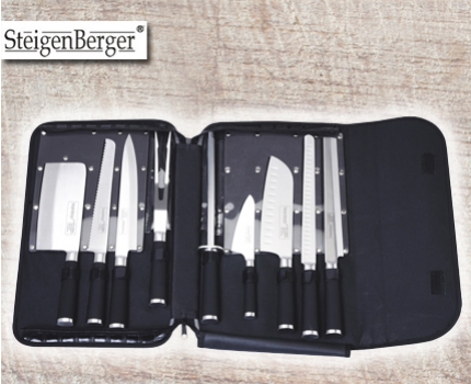 Groupdeal - 9 delige handgemaakte Steigenberger Messensets! Groupdeal - 9 delige handgemaakte Steigenberger Messensets!