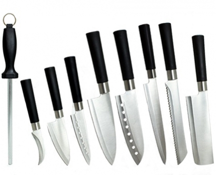 Groupdeal - 9-delige La Table des Chefs messenset; geleverd met handgel en in een koffer. Gratis verzending! Groupdeal - 9-delige La Table des Chefs messenset; geleverd met handgel en in een koffer. Gratis verzending!