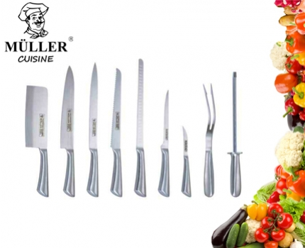Groupdeal - 9-delige Müller Cuisine messenset Groupdeal - 9-delige Müller Cuisine messenset