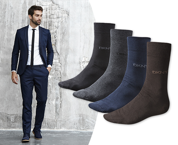 Groupdeal - ACHT Paar DKNY Herensokken Groupdeal - ACHT Paar DKNY Herensokken