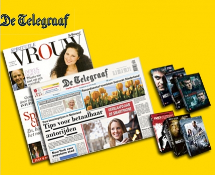 Groupdeal - ACHT weken De Telegraaf! Groupdeal - ACHT weken De Telegraaf!