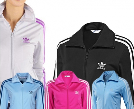 Groupdeal - Adidas Firebird Jacket voor dames in vijf kleuren Groupdeal - Adidas Firebird Jacket voor dames in vijf kleuren