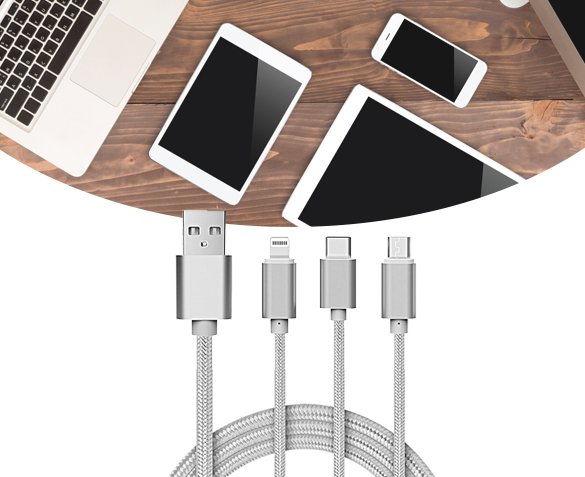 Groupdeal - Apple of Samsung Oplaadkabel Groupdeal - Apple of Samsung Oplaadkabel