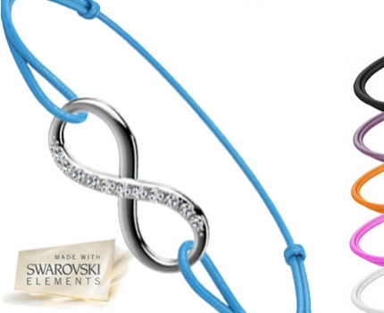 Groupdeal - Armbandjes met ingelegde Swarovski Elements Groupdeal - Armbandjes met ingelegde Swarovski Elements