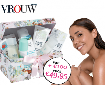 Groupdeal - Beautypakket vol met hoogwaardige THERME producten. Een schatkist aan fijne kwaliteitsproducten met een winkelwaarde van meer dan €100! Groupdeal - Beautypakket vol met hoogwaardige THERME producten. Een schatkist aan fijne kwaliteitsproducten met een winkelwaarde van meer dan €100!