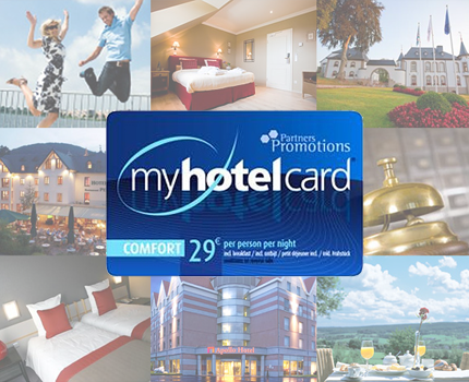 Groupdeal - Bestel MyHotelCard Comfort tegen 50% korting en logeer met deze kaart een jaar lang voor maar €29 per persoon in de beste hotels in 8 landen! Groupdeal - Bestel MyHotelCard Comfort tegen 50% korting en logeer met deze kaart een jaar lang voor maar €29 per persoon in de beste hotels in 8 landen!