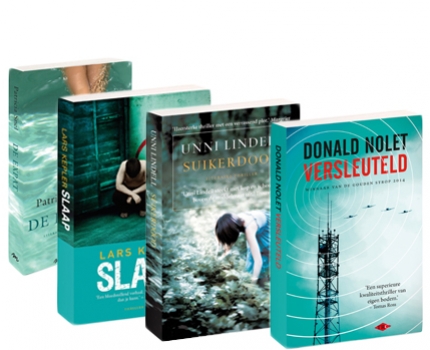 Groupdeal - Boekenpakket met 4 topthrillers voor de prijs van 1! Groupdeal - Boekenpakket met 4 topthrillers voor de prijs van 1!