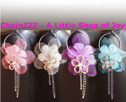 Groupdeal - Chainzzz Bloemoorbel; dè zomertrend van 2011, dit trendy sierraad kan niet ontbreken in je collectie! Groupdeal - Chainzzz Bloemoorbel; dè zomertrend van 2011, dit trendy sierraad kan niet ontbreken in je collectie!