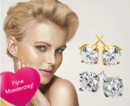 Groupdeal - Chique Diamanten Oorstekers! Groupdeal - Chique Diamanten Oorstekers!