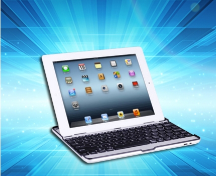 Groupdeal - Comfortabel typen met deze iPad hardcase keyboard!