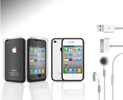 Groupdeal - Compleet accessoire pakket voor je iPhone 4/4S! Groupdeal - Compleet accessoire pakket voor je iPhone 4/4S!