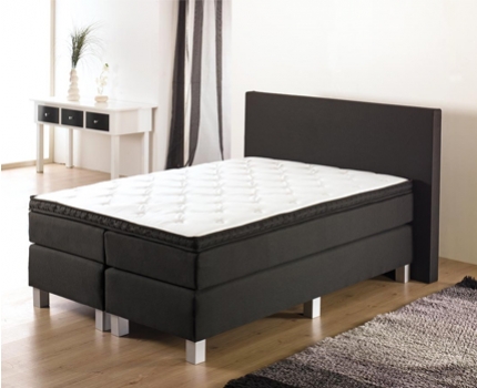 Groupdeal - Complete Boxspringset incl matrassen, hoofdbord en 2 gratis kussens!