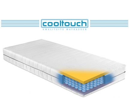 Groupdeal - Cooltouch Pocketveer NASA traagschuim matrassen Groupdeal - Cooltouch Pocketveer NASA traagschuim matrassen