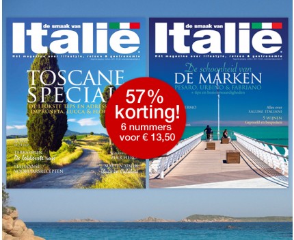 Groupdeal - De Smaak van Italie: Jaar Abonnement voor een prikkie! Lees alles over het prachtige Italië!! Groupdeal - De Smaak van Italie: Jaar Abonnement voor een prikkie! Lees alles over het prachtige Italië!!