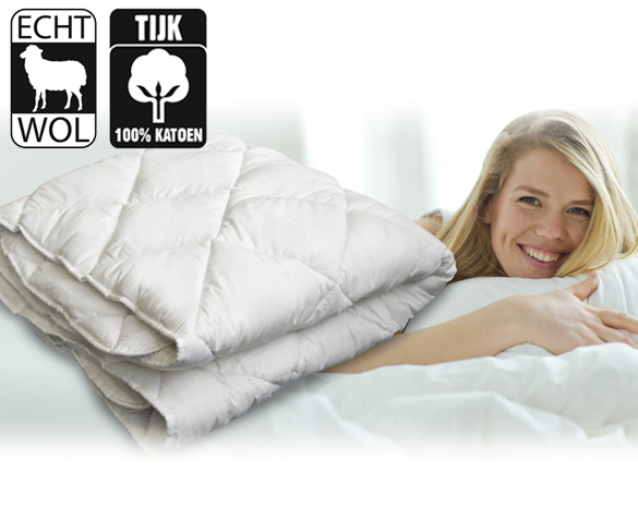 Groupdeal - Dekbed van 100% Schapenwol