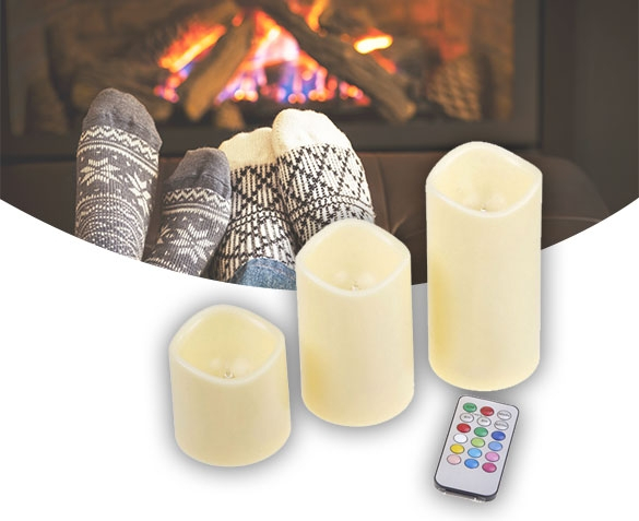 Groupdeal - DRIE LED Kaarsen Groupdeal - DRIE LED Kaarsen
