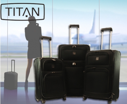 Groupdeal - Driedelige Titan kofferset Groupdeal - Driedelige Titan kofferset