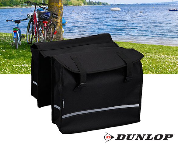 Groupdeal - Dunlop Dubbele Fietstas