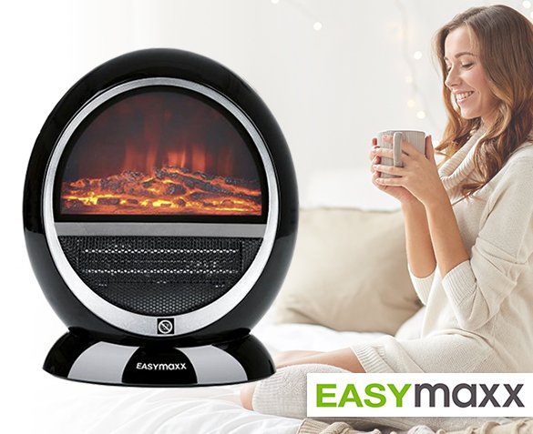 Groupdeal - Easymaxx Elektrische Sfeerhaard Groupdeal - Easymaxx Elektrische Sfeerhaard