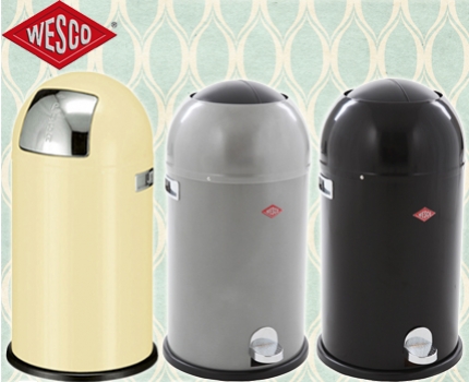 Groupdeal - Echte WESCO design-prullenbakken! Groupdeal - Echte WESCO design-prullenbakken!