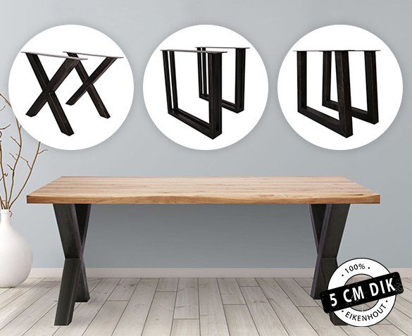 Groupdeal - Eikenhouten Tafel Groupdeal - Eikenhouten Tafel