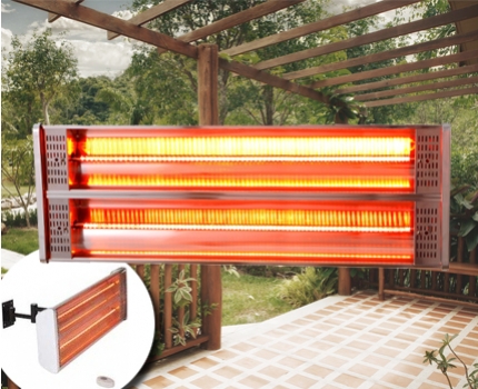 Groupdeal - Elektrische Terrasheater met afstandsbediening! Groupdeal - Elektrische Terrasheater met afstandsbediening!