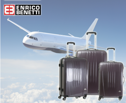 Groupdeal - Enrico Benetti koffers: set van 3 koffers Groupdeal - Enrico Benetti koffers: set van 3 koffers