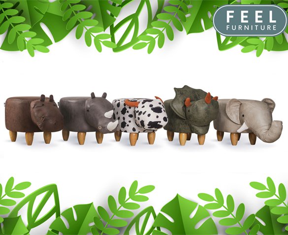 Groupdeal - Feel Furniture Dierenkrukje Groupdeal - Feel Furniture Dierenkrukje