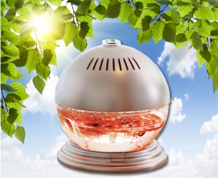 Groupdeal - Fresh Air Globe; zuivert vuil uit de lucht Groupdeal - Fresh Air Globe; zuivert vuil uit de lucht