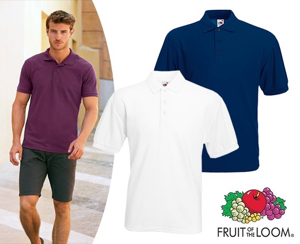 Groupdeal - Fruit of the Loom Piqué Polo Groupdeal - Fruit of the Loom Piqué Polo