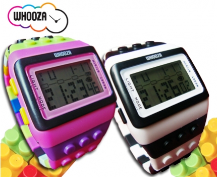 Groupdeal - Funky Whooza Bricks horloge! Groupdeal - Funky Whooza Bricks horloge!