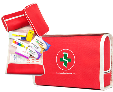 Groupdeal - Ga goed beschermd op vakantie met dit YourHealthBox EHBO Pakket! Groupdeal - Ga goed beschermd op vakantie met dit YourHealthBox EHBO Pakket!