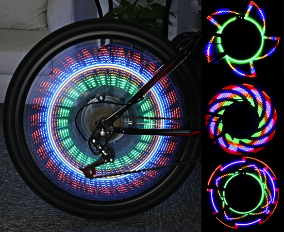 Groupdeal - Gekleurde LED Fietsverlichting Groupdeal - Gekleurde LED Fietsverlichting