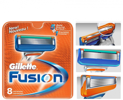 Groupdeal - Gillette Fusion 8-pack scheermesjes! Groupdeal - Gillette Fusion 8-pack scheermesjes!