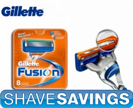 Groupdeal - Gillette Fusion 8-pack