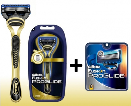 Groupdeal - Gillette ProGlide met 10 scheermesjes Groupdeal - Gillette ProGlide met 10 scheermesjes