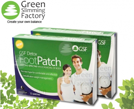 Groupdeal - Green Slimming Factory detox-kuur Voetpleisters voor s’nachts