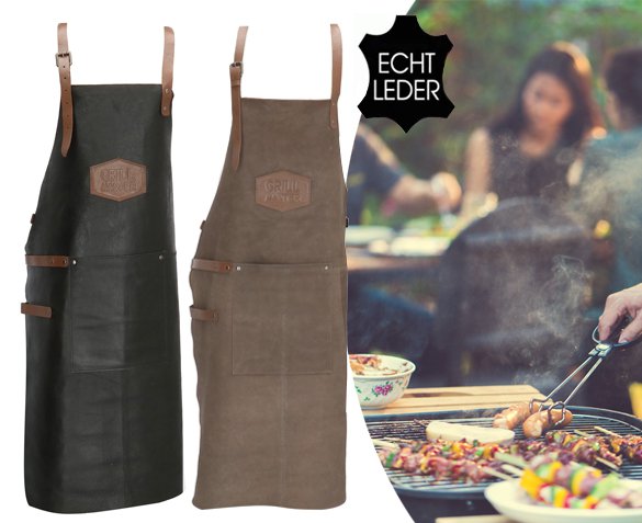 Groupdeal - Grillmaster Leren Schort Groupdeal - Grillmaster Leren Schort
