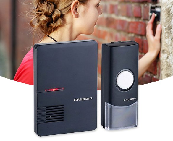 Groupdeal - Grundig Draadloze Deurbel Groupdeal - Grundig Draadloze Deurbel