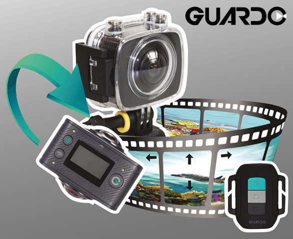 Groupdeal - Guardo 360º Actiecamera Groupdeal - Guardo 360º Actiecamera