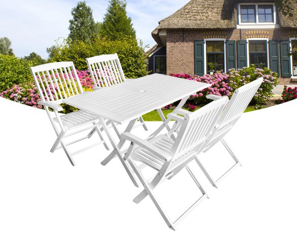 Groupdeal - Hardhouten Tuinset Groupdeal - Hardhouten Tuinset