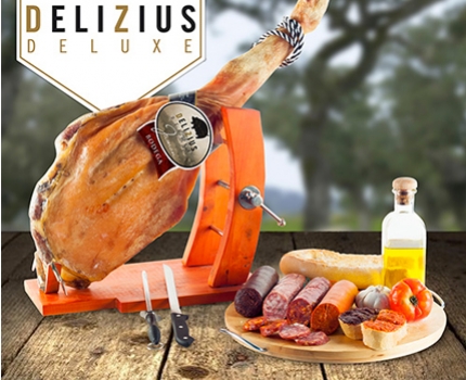 Groupdeal - Hele Serrano of Iberico Ham van 4kg Groupdeal - Hele Serrano of Iberico Ham van 4kg