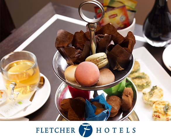 Groupdeal - High Tea voor 2 personen bij Fletcher Hotels Groupdeal - High Tea voor 2 personen bij Fletcher Hotels