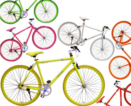 Groupdeal - Hippe Fixed Gear Koeriersfietsen in 6 kleuren Groupdeal - Hippe Fixed Gear Koeriersfietsen in 6 kleuren