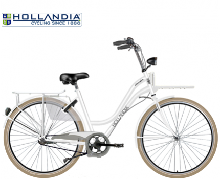 Groupdeal - Hollandia Urban fiets met achterdrager Groupdeal - Hollandia Urban fiets met achterdrager