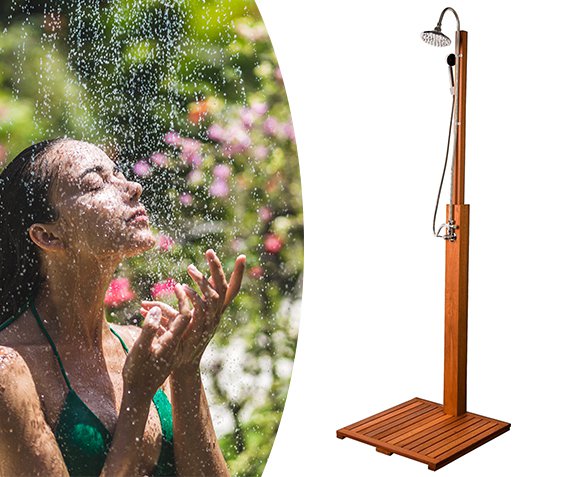 Groupdeal - Houten Buitendouche Groupdeal - Houten Buitendouche