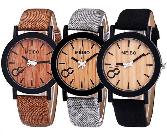 Groupdeal - Houtlook Horloge Groupdeal - Houtlook Horloge