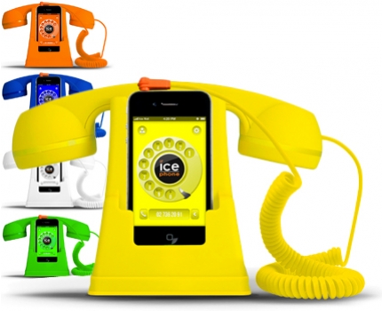 Groupdeal - Ice Phone retro telefoon Groupdeal - Ice Phone retro telefoon