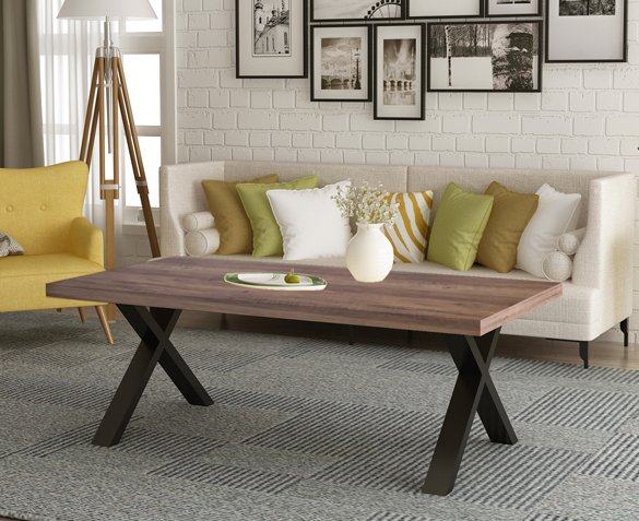 Groupdeal - Industriële Salontafel Groupdeal - Industriële Salontafel
